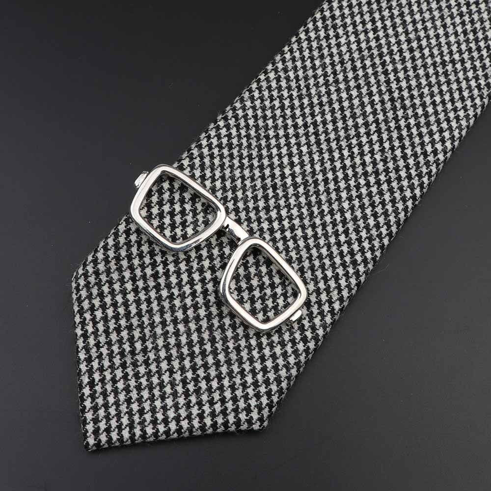 1 Piece Chrome Stainless Tie Clip for Men - Gift
