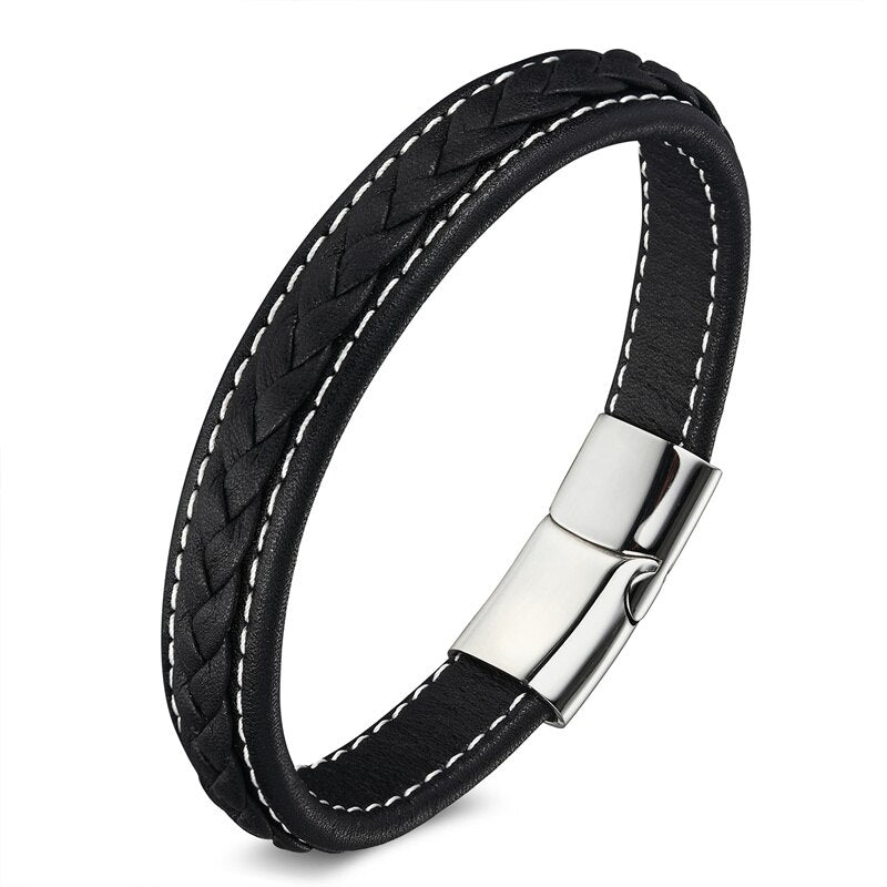 Men Women Leather Bracelet
