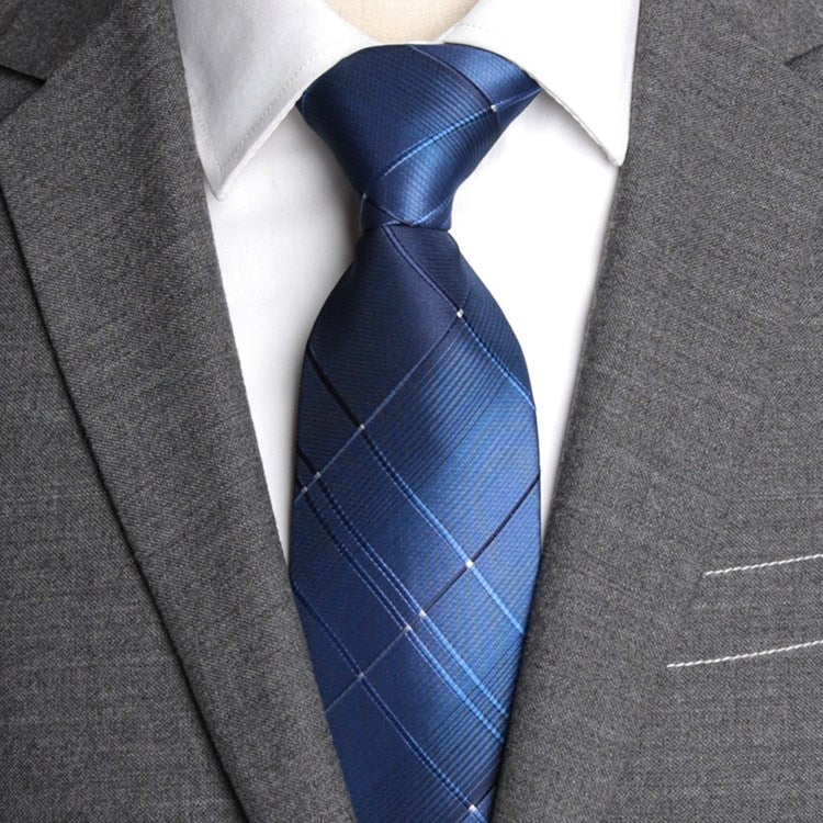 Classic men business formal wedding tie
