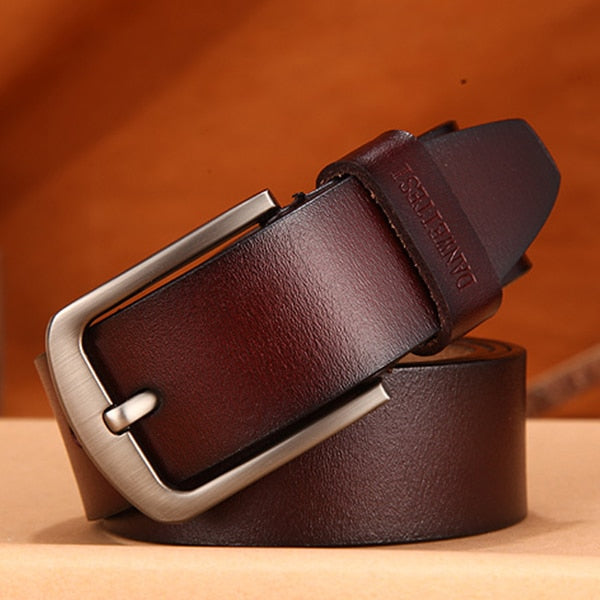 Leather luxury strap male belts