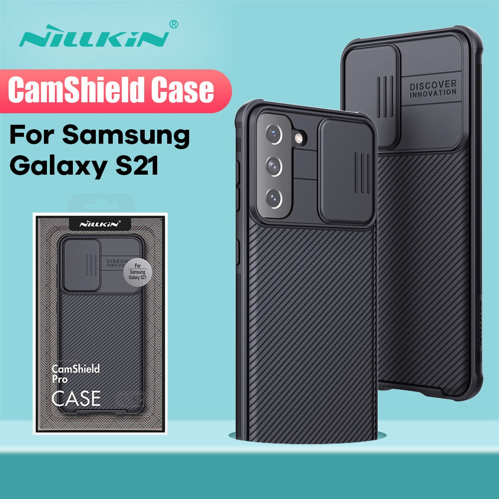 Case Slide Camera Protection Back Cover For Samsung Galaxy